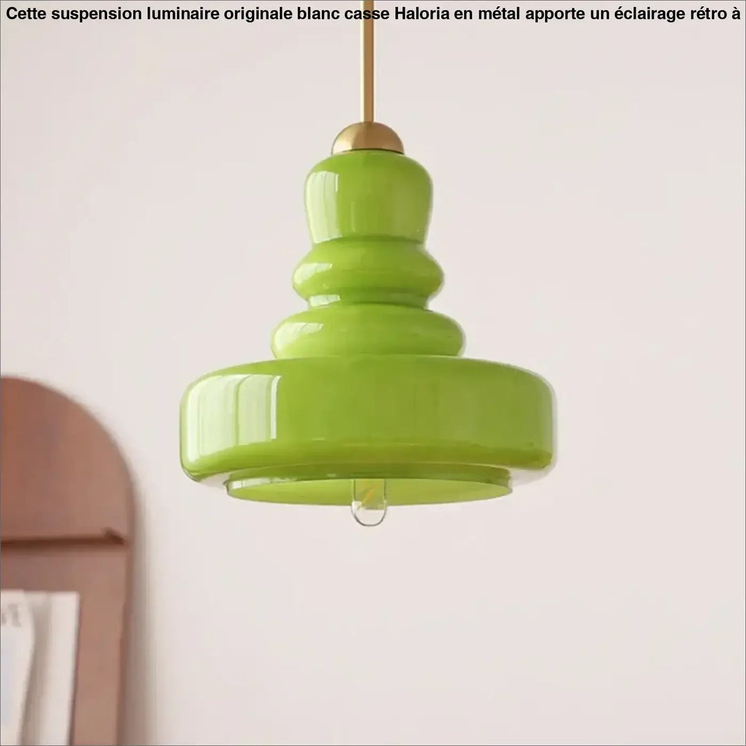 Suspension Luminaire Originale Blanc Cassé Forme Artistique
