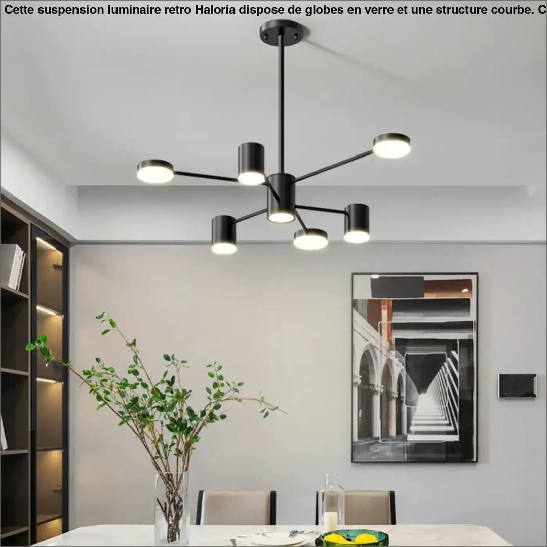 Led Chandelier Light for Living Dining Room Bedroom Ceiling Modern Nordic Pendant Lamp Black Chandelier Indoor Light