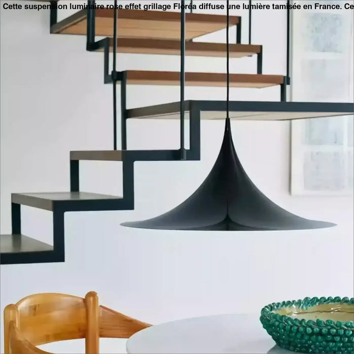 Suspension luminaire design en forme conique moderne et élégante
