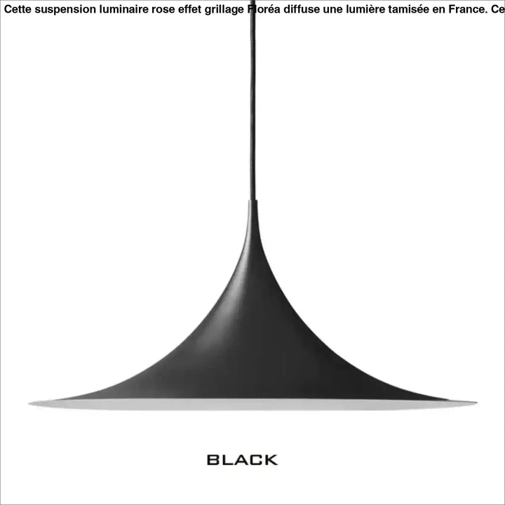 Suspension luminaire design en forme conique moderne et élégante