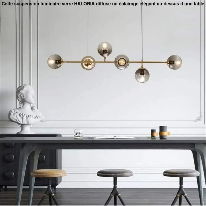 Suspension Luminaire Verre Ampoules Élégantes