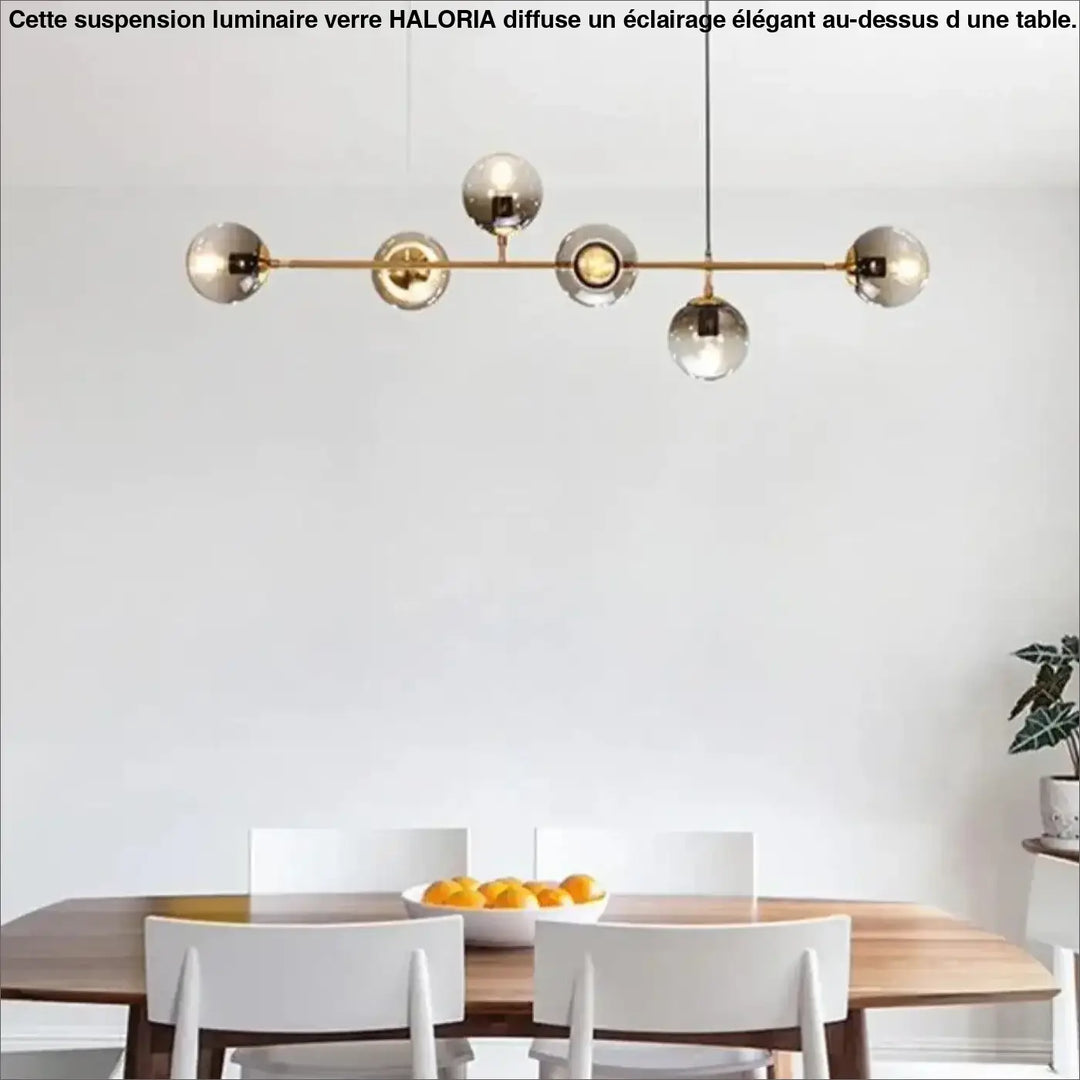 Suspension Luminaire Verre Ampoules Élégantes