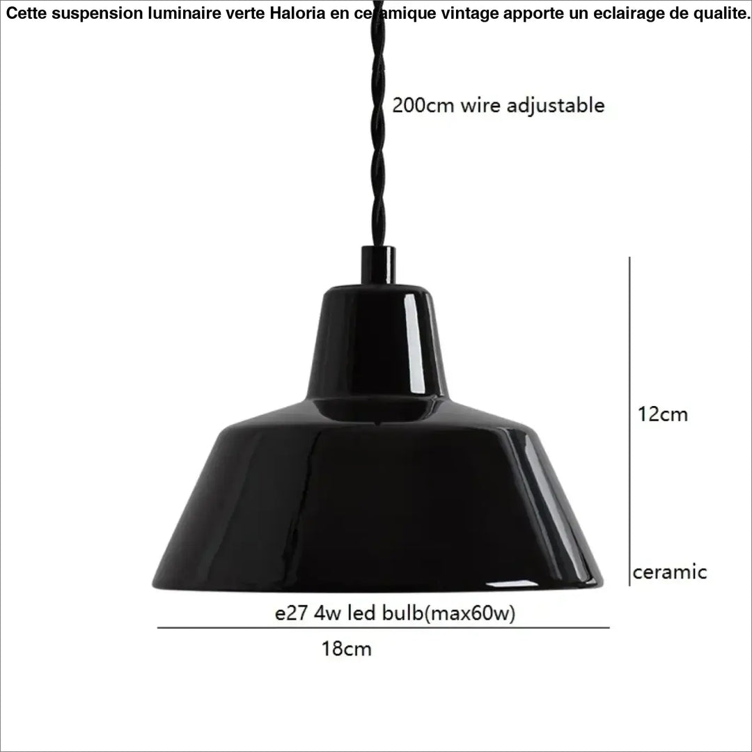 Suspension en céramique style atelier minimaliste chic
