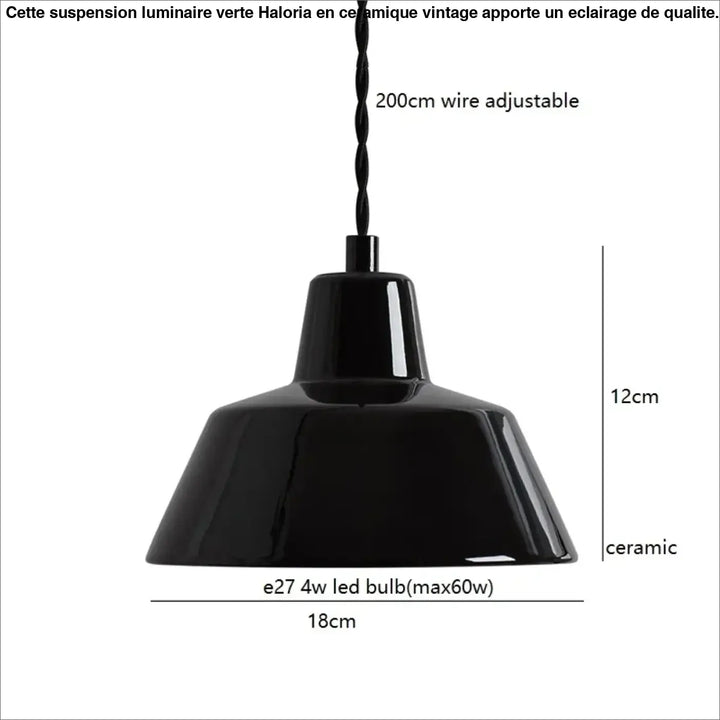 Suspension en céramique style atelier minimaliste chic