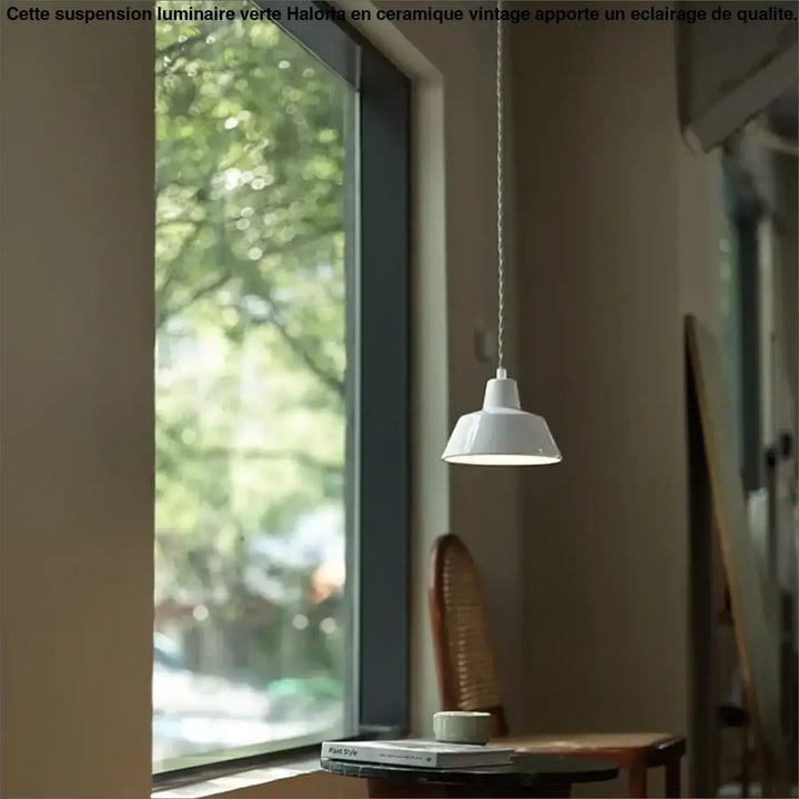 Suspension en céramique style atelier minimaliste chic