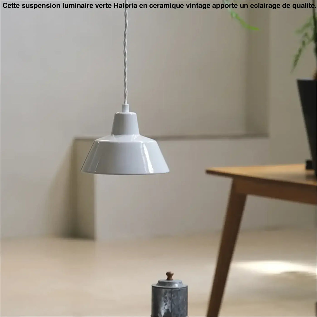 Suspension en céramique style atelier minimaliste chic