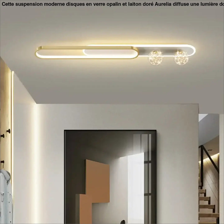 Gold Simple Style LED Ceiling Lights Metal Lighting Household Lamps Living Room Bedroom Lustres Luminaria Nordic