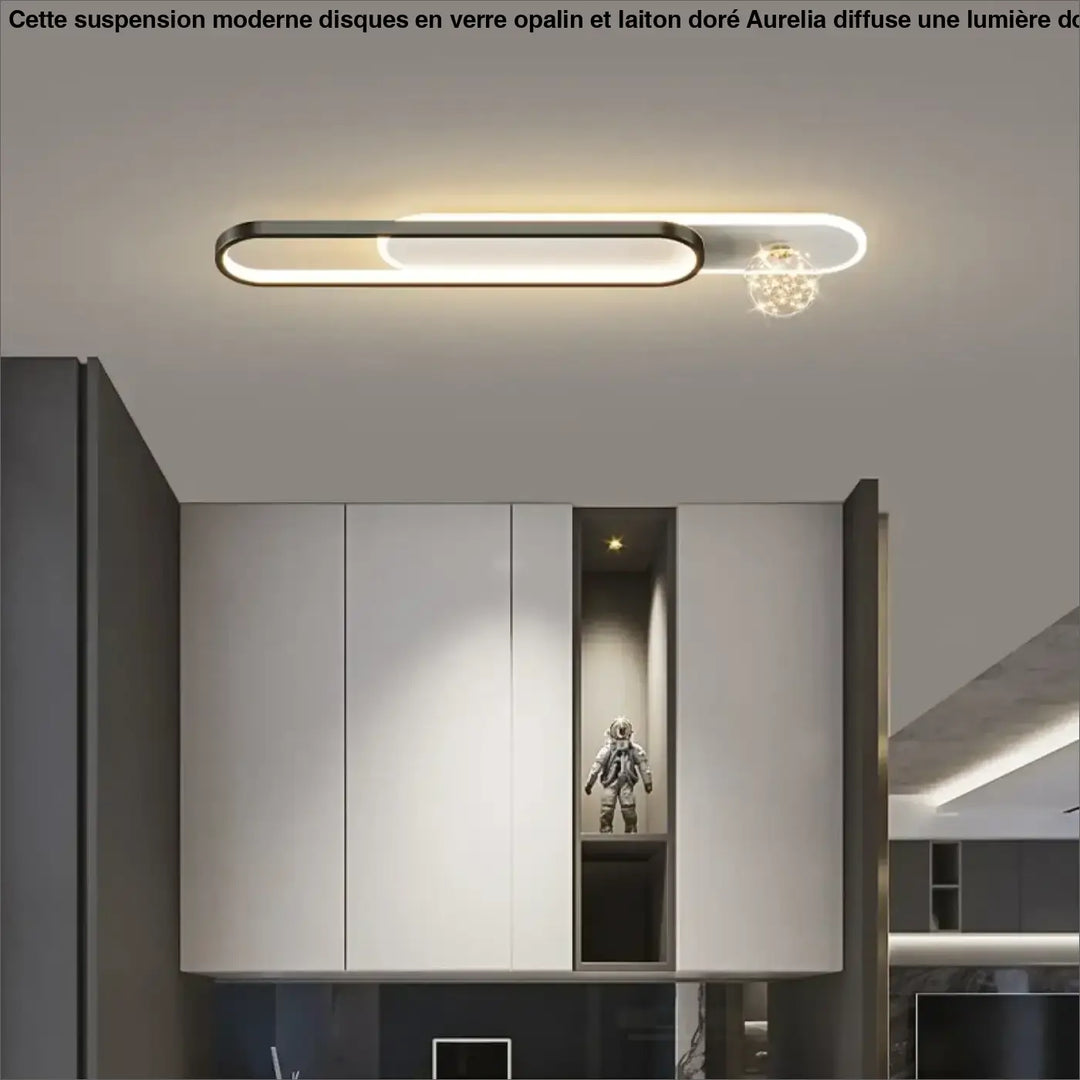 Gold Simple Style LED Ceiling Lights Metal Lighting Household Lamps Living Room Bedroom Lustres Luminaria Nordic