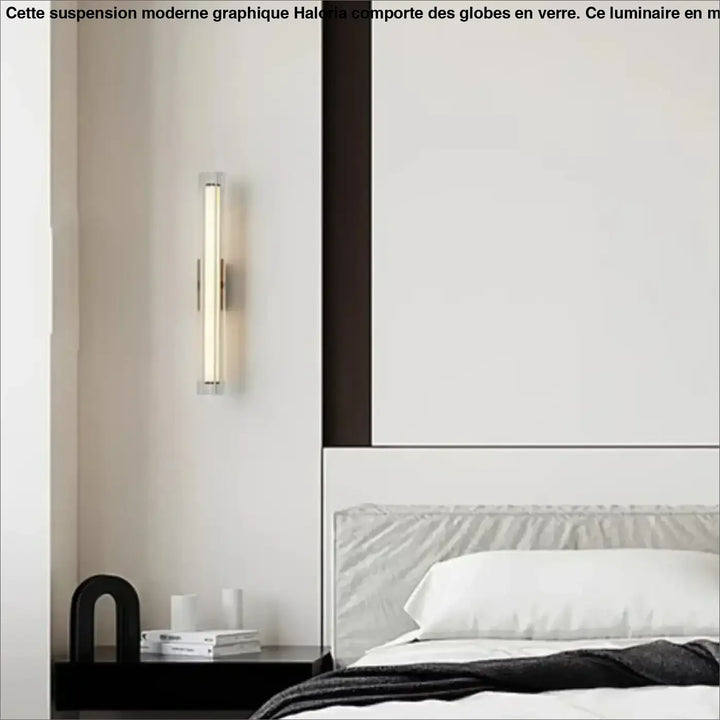 Applique murale led long minimaliste au design moderne
