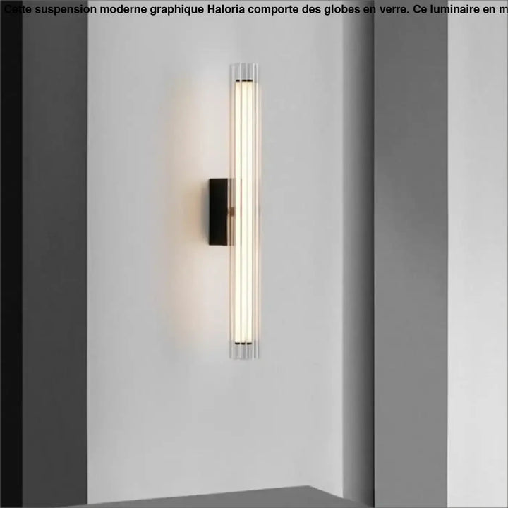 Applique murale led long minimaliste au design moderne