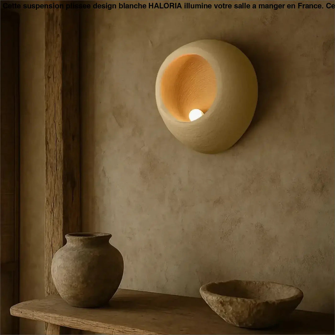 Applique murale moderne design circulaire lumière chaleureuse