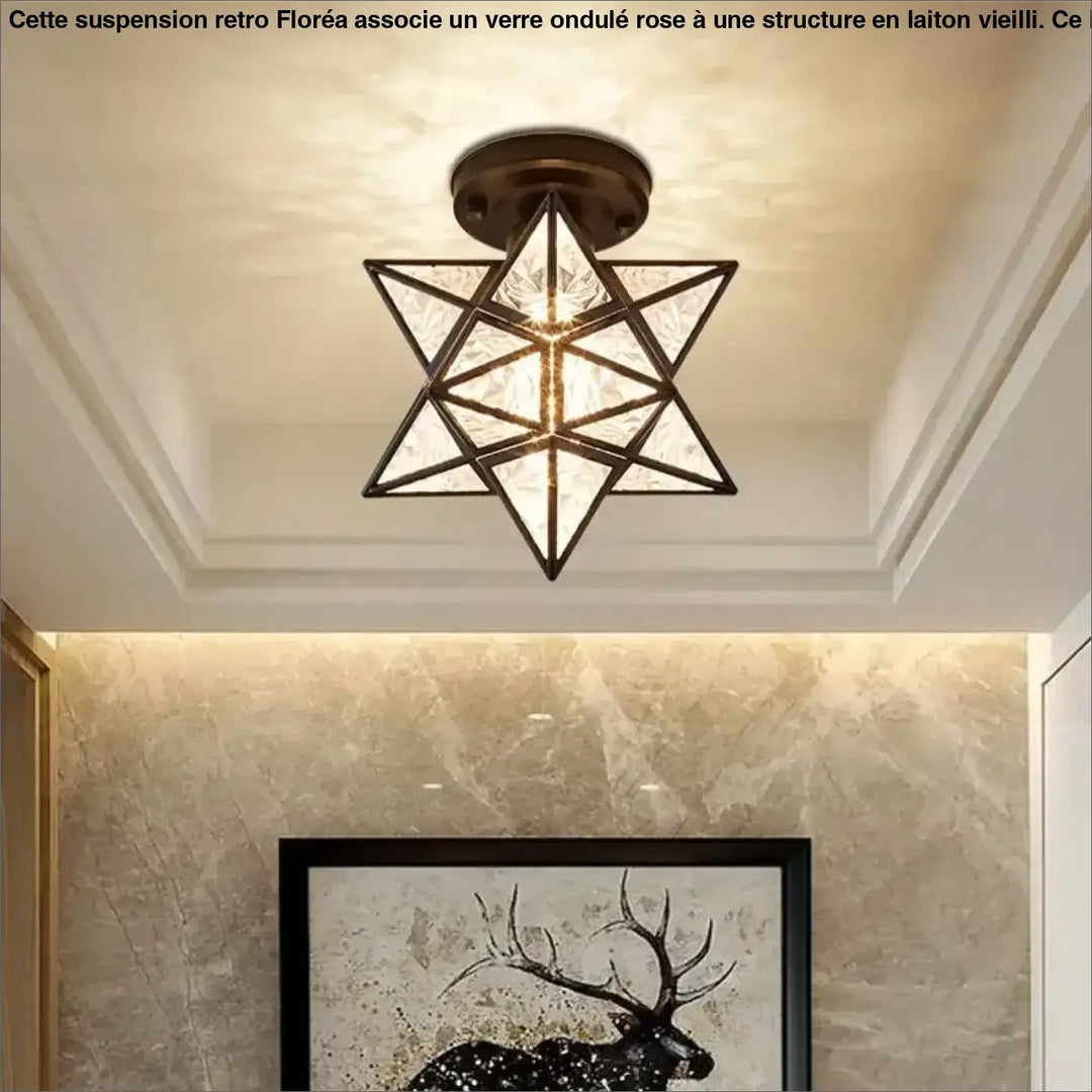 Lamps for Living Room Decor Five-pointed Star Ceiling Modern Balcony Corridor Porch Fashion Network Red Star Ceiling