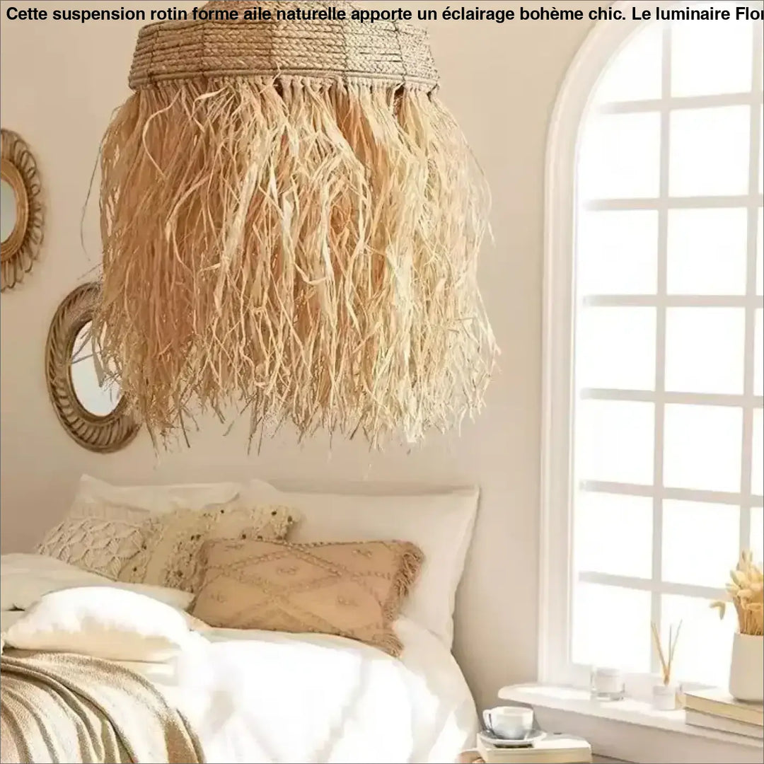 New Design Handmade Woven Rattan Grass Thailand Japanese Simple Natural Australia House Popular Pendant Lamps Lights