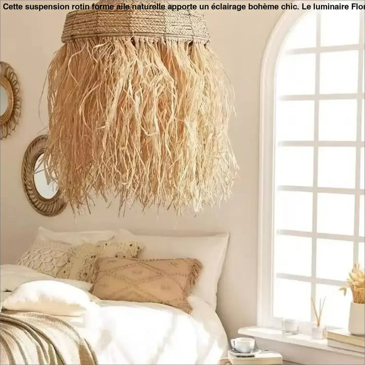 New Design Handmade Woven Rattan Grass Thailand Japanese Simple Natural Australia House Popular Pendant Lamps Lights