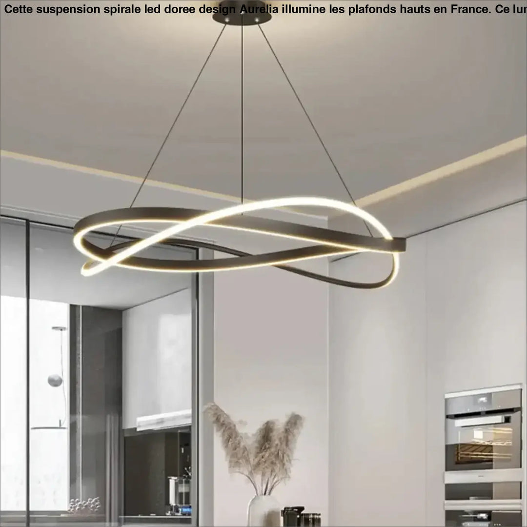 Suspension LED Sculpturale Pour Salon Ou Salle À Manger