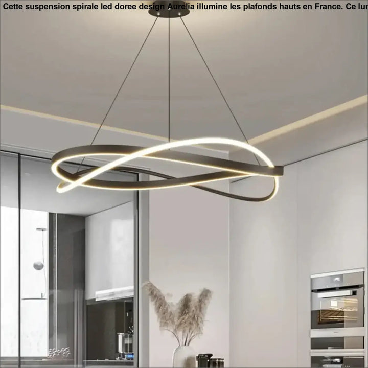 Suspension LED Sculpturale Pour Salon Ou Salle À Manger