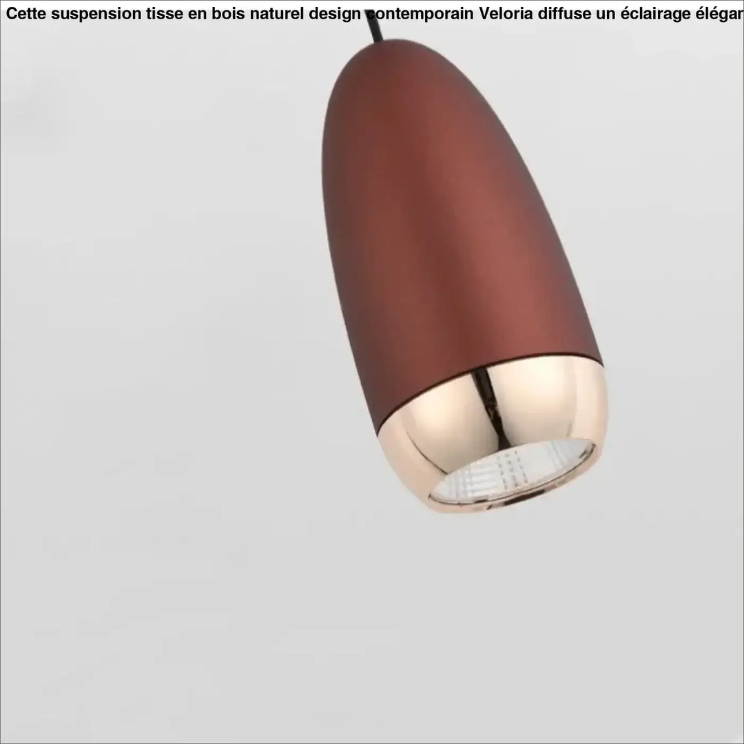 Suspension Design Cylindrique Moderne Couleurs Avec Intérieur Doré

