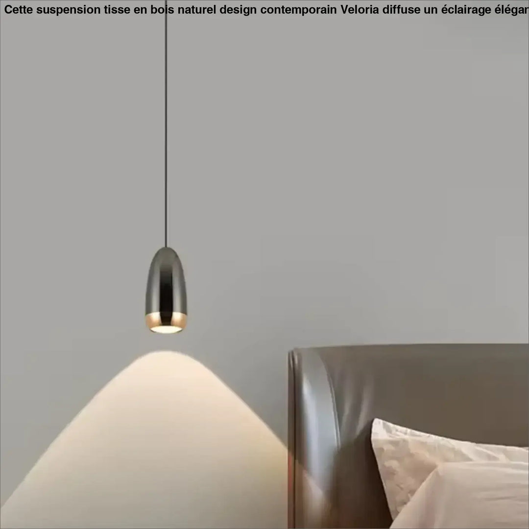 Suspension Design Cylindrique Moderne Couleurs Avec Intérieur Doré

