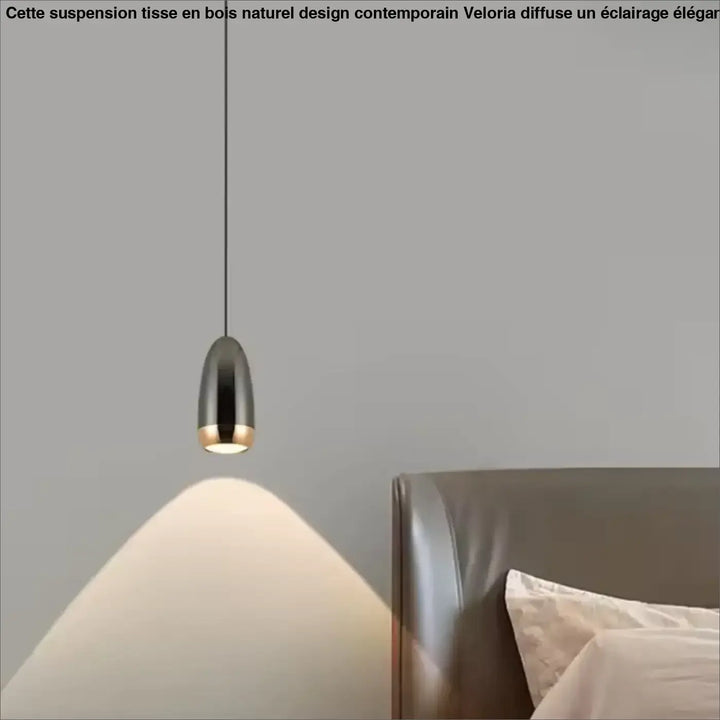 Suspension Design Cylindrique Moderne Couleurs Avec Intérieur Doré

