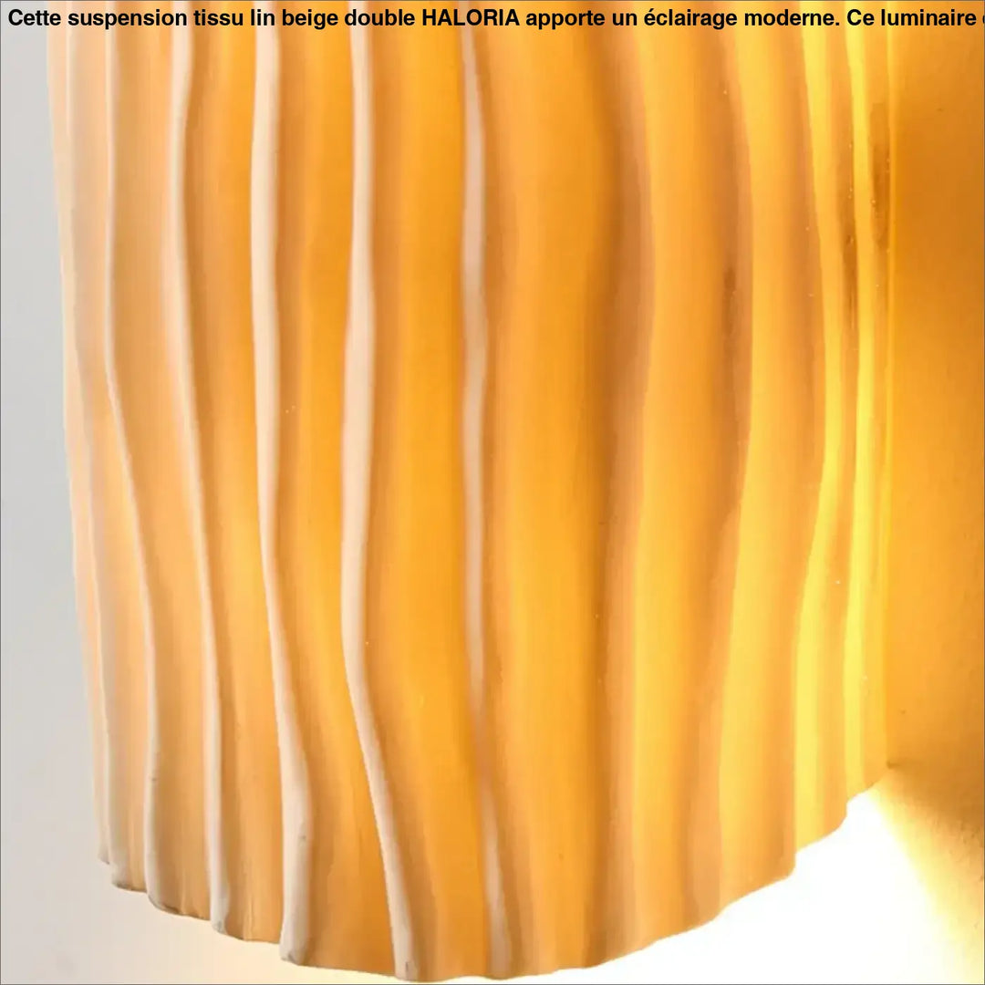 Applique murale design plissée moderne avec lumière douce décorative