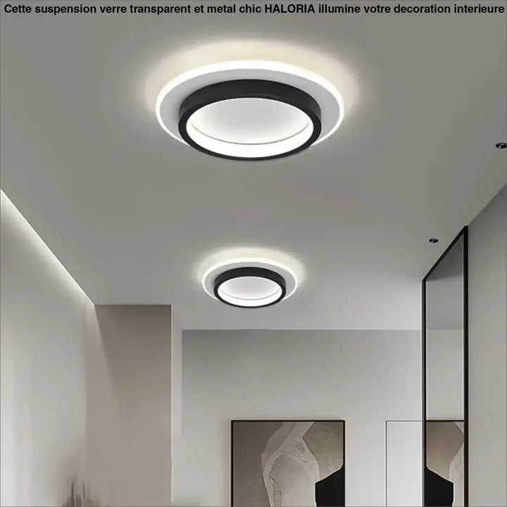 Plafonnier rond led moderne design épuré et lumineux