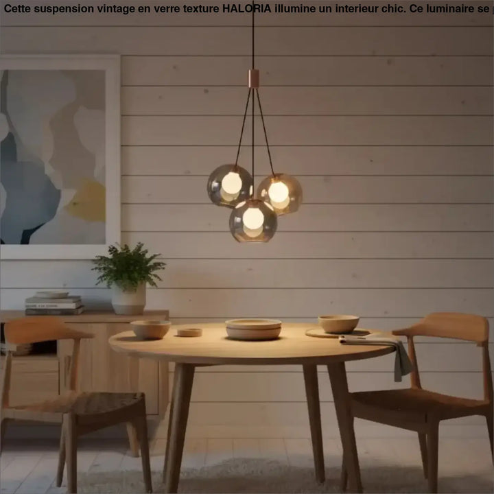 Luminaire plafonnier troniu suspension luminaire moderne en cuivre avec trois globes en verre pour salle à manger plus qu’un éclairage