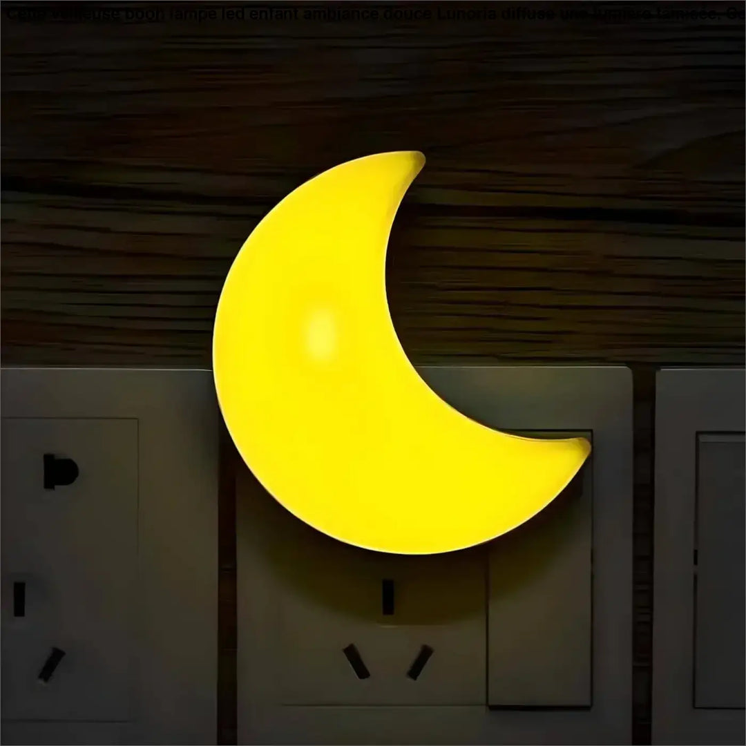 Crescent Moon Plug-in Night Light | Children Night Lights