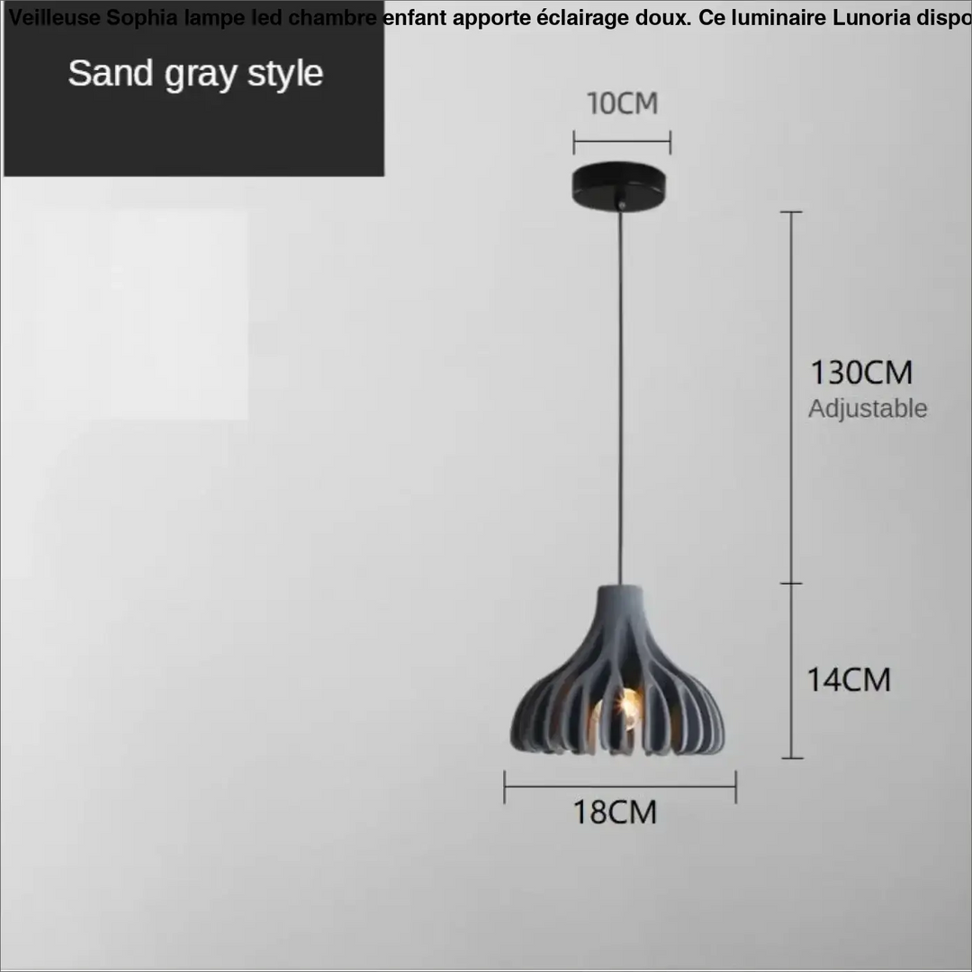 Suspension luminaire design moderne avec éclairage led style