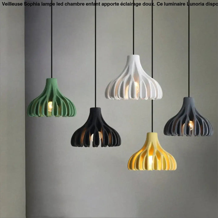 Suspension luminaire design moderne avec éclairage led style