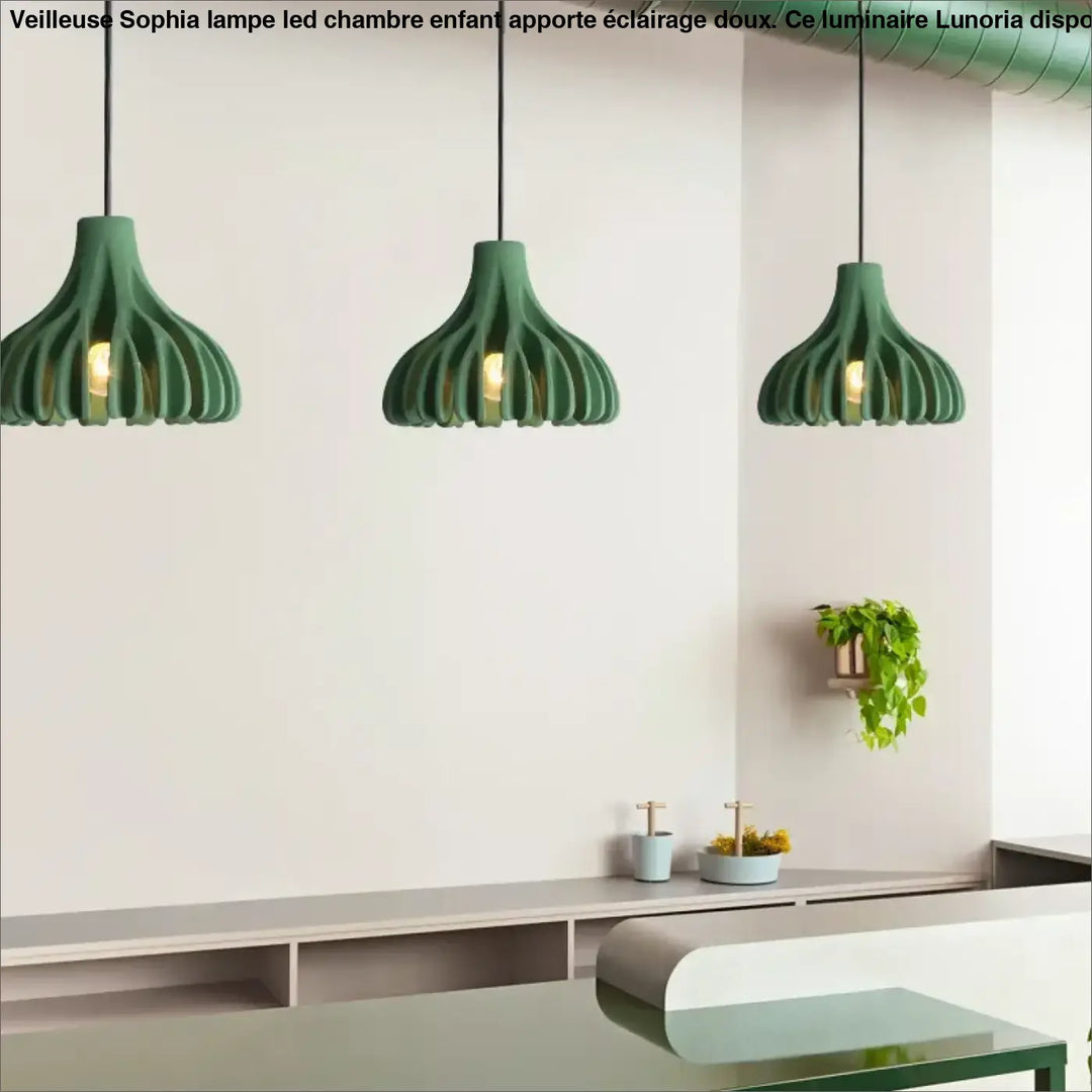 Suspension luminaire design moderne avec éclairage led style