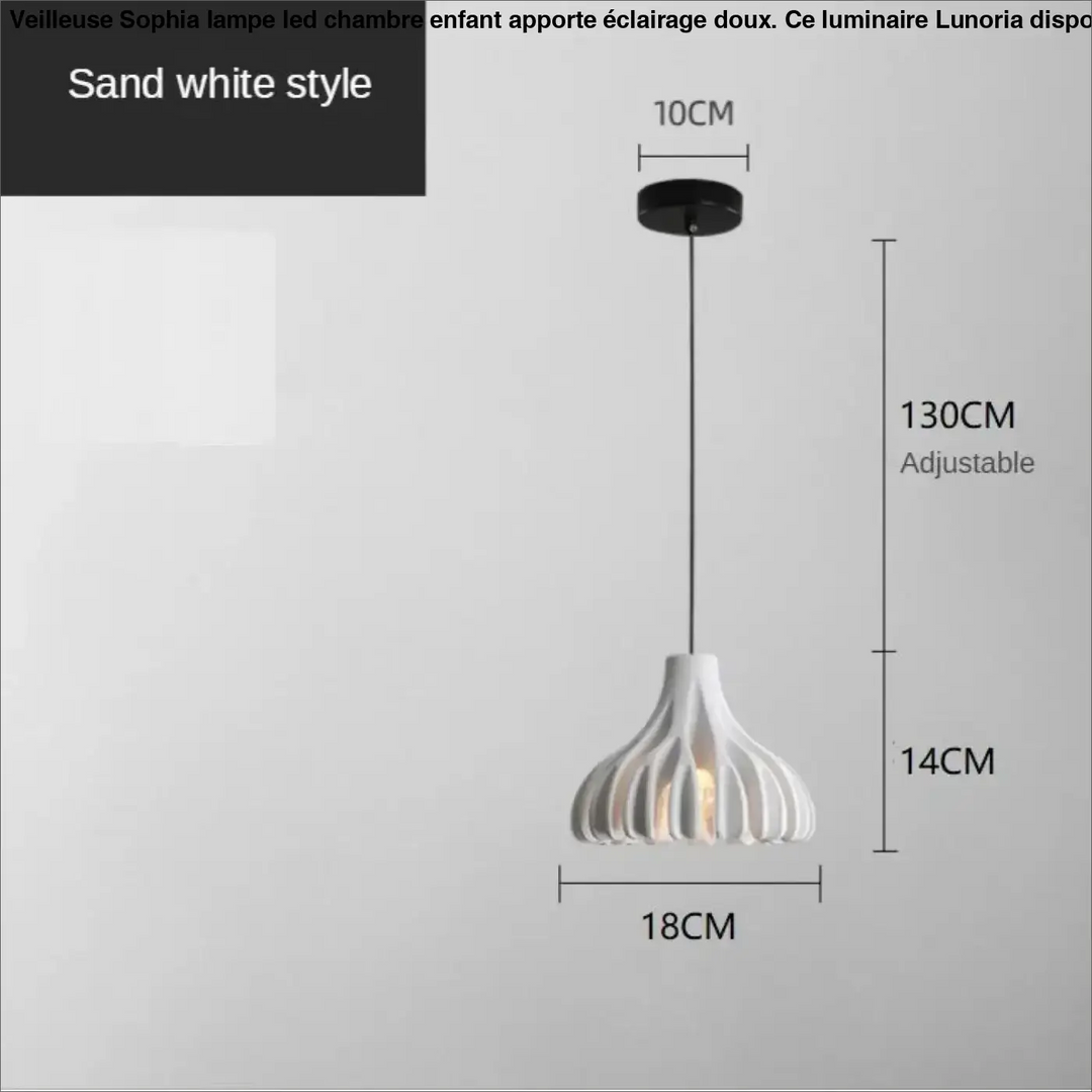 Suspension luminaire design moderne avec éclairage led style