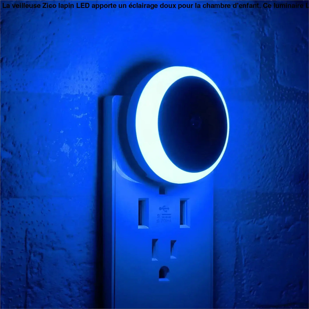 Blue Plug-in Night Light | Adult and Children Night Lights